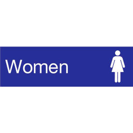 Engraved Sign - Women - Blue EN24BL