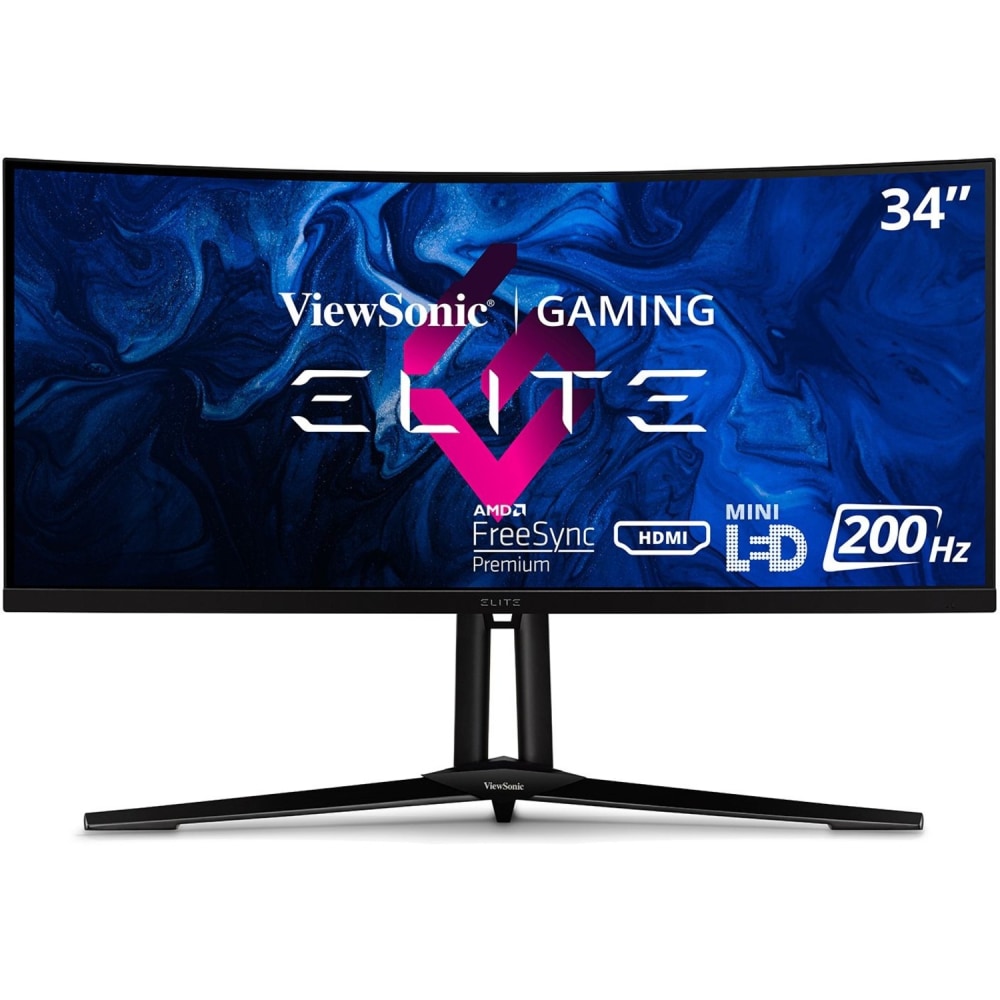 ViewSonic XG341C-2K 34in UW-QHD Curved Screen LED Gaming LCD Monitor MPN:XG341C-2K