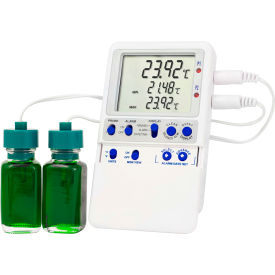 American Biotech Supply Dual Probe Temperature Monitoring Device with USB Transfer ABS-DDL2-18
