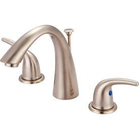 Olympia Accent L-7472-BN Two Handle Bathroom Widespread Faucet with Pop-Up PVD Brushed Nickel L-7472-BN
