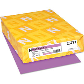 Colored Paper - Neenah Paper Exact Brights Paper Purple 8-1/2