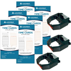 Acroprint TXP300 - Accessory Pack ATR480 3 Ribbons And 300 Cards 01-0296-002