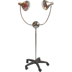 2-Head Infra-Red Lamp with Timer and Mobile Base 350 Watt 18-1142
