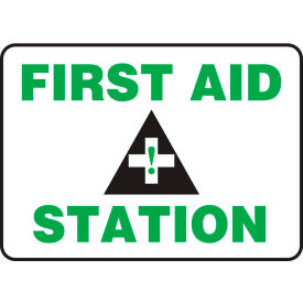 Accuform MFSD960VP First Aid Station Sign 14
