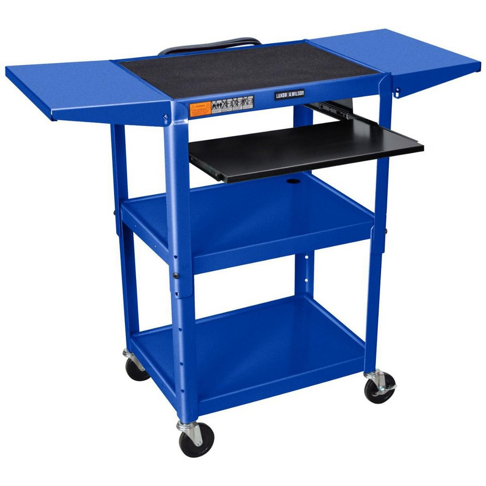 Carts; Cart Type: Utility ; Caster Type: 2 Locking, 4 Swivel ; Caster Material: TPR ; Material: Powder Coated Steel ; Length (Inch): 18 ; Width (Inch): 24 MPN:UCMT1KBDL-RB
