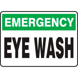 Accuform MFSD917VA Emergency Sign Eye Wash 10