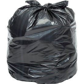 GoVets™ Light Duty Black Trash Bags - 33 Gal 0.43 Mil 500 Bags/Case 252670