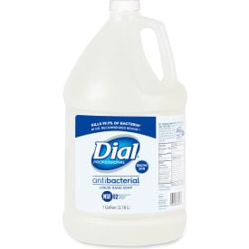Dial® Antibacterial and Sensitive Liquid Hand Soap Fragrance Free One Gallon Pack of 4 DPR82838