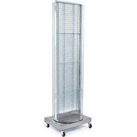 Global Approved 700258-CLR Pegboard Floor Stand W/5