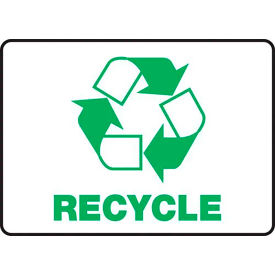 AccuformNMC™ Recycle Label w/ Sign Plastic 10