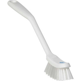 Vikan 42875 Narrow Dish Brush- Medium White 42875