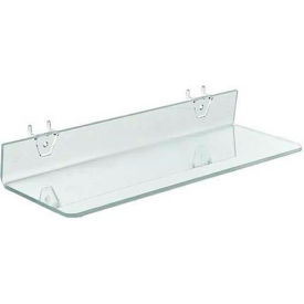 Global Approved 556016 Acrylic Shelf For Pegboard/Slatwall 16