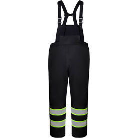 GSS FR Waterproof Flame Resistant Insulated Bib Pant 4XL/5XL Black FR6111-4XL/5XL