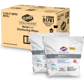 Clorox Healthcare® VersaSure Cleaner Disinfectant Wipes 1-Ply 12