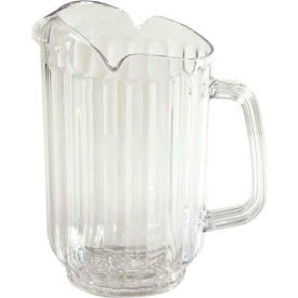 Winco WPCT-60C 3 Spout Water Pitcher Polycarbonate WPCT-60C - Pkg Qty 12