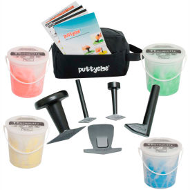 Puttycise® TheraPutty® Set 5 Tools 4 x 5 lb. Putties Medium (Yellow Red Green Blue) 10-2832