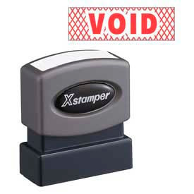 Xstamper® Pre-Inked Message Stamp VOID 1-5/8