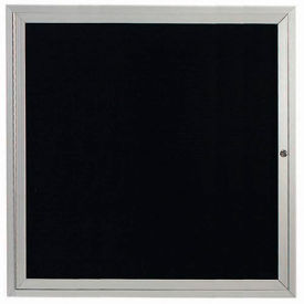 Aarco 1 Door Letter Board Cabinet - 36