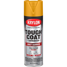 Krylon® Tough Coat Advance Spray Paint w/ Rust Barrier Tech. 20 oz. Gloss Industrial Yellow K00479008 - Pkg Qty 6