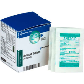 First Aid Only FAE-7003 SmartCompliance Refill Antacid 2 Tablets/Packet 10 Packets/Box FAE-7003