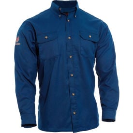 DRIFIRE® Tecgen Select® Flame Resistant Work Shirt 4X Royal Blue TCG01130231 TCG01130231