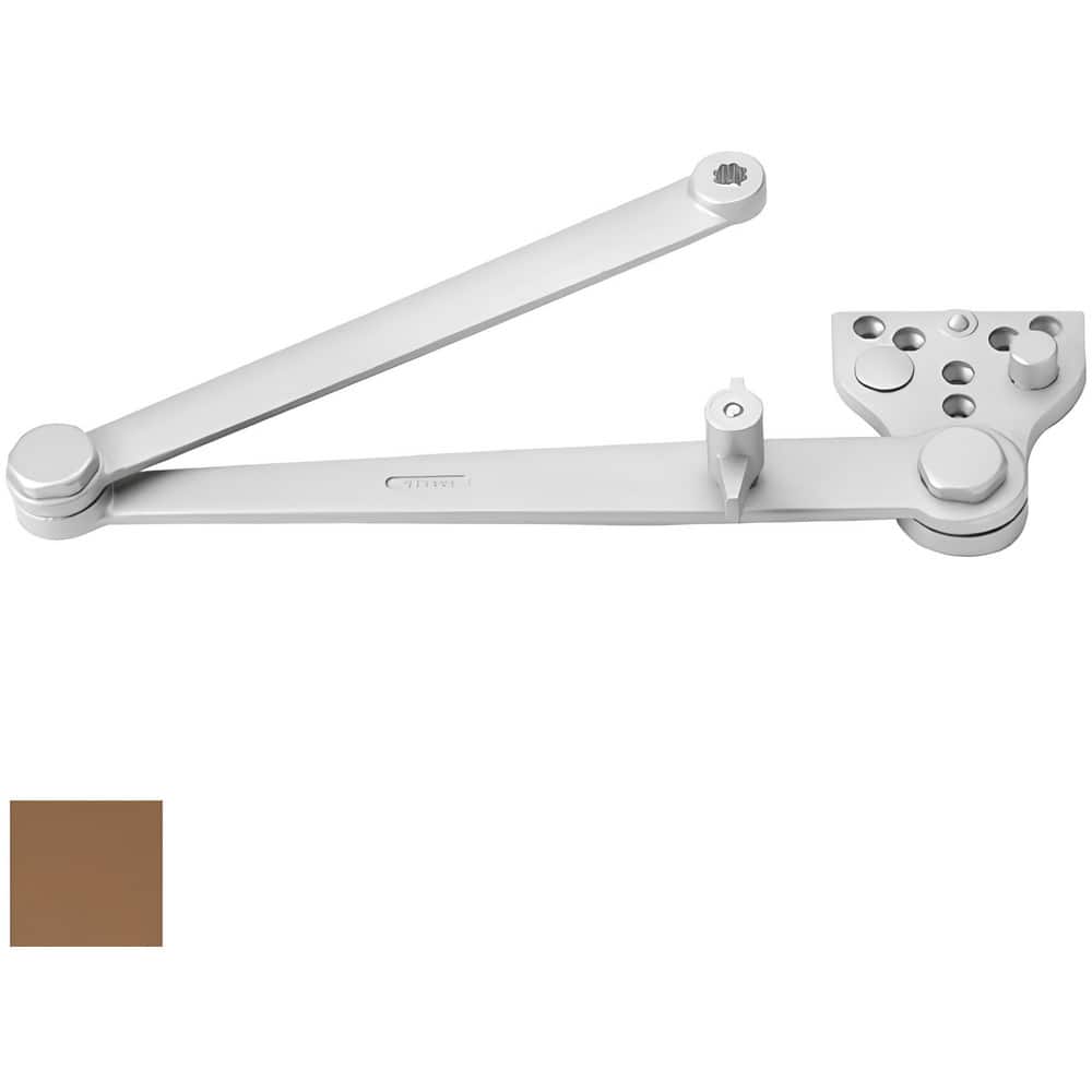 Door Closer Accessories, Accessory Type: Heavy Duty Parallel Hold-Open Arm with Backstop , For Use With: DC6000 Series Door Closers , Finish: Light Bronze  MPN:689F04-691