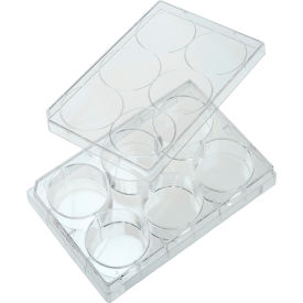 Celltreat® Individual 6 Well Tissue Culture Plate w/ Lid Sterile Pack of 100 229106