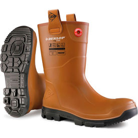 Dunlop LJ2HR4245 RigPro Purofort Safety Mid-Calf Boots Cleated Outsole Steel Toe 10