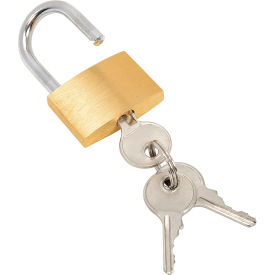 GoVets™ Brass Padlock With 3 Keys - Keyed Differently 232443