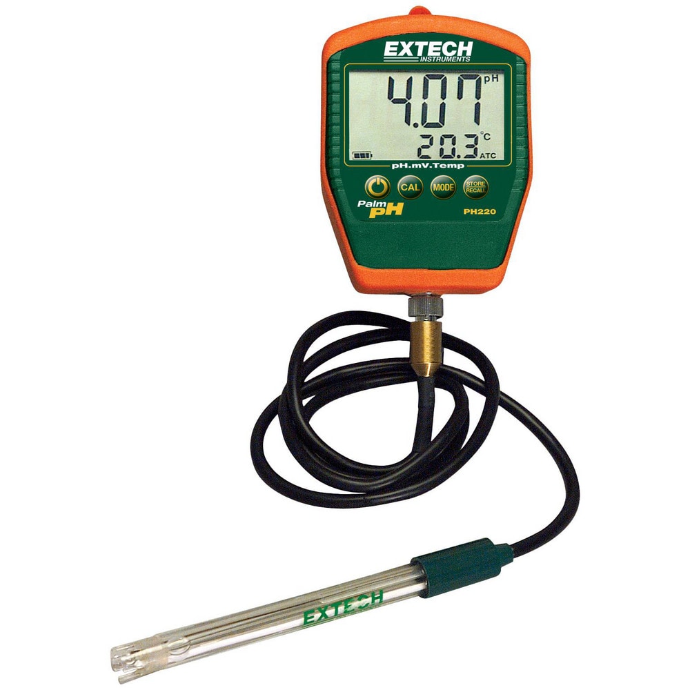 Conductivity, pH & TDS Meters & Testers; Minimum pH Range: 0.00 ; Probe Type: pH ; Maximum pH Range: 14.00 ; Minimum Operating Temperature: 32F ; Display Type: LCD ; Automatic Temperature Compensation: Yes MPN:PH220-C