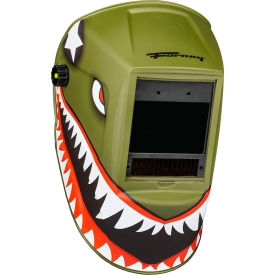 Forney® PRO Warhawk ADF Welding Helmet 9-13 Variable Shade Control Green 55938