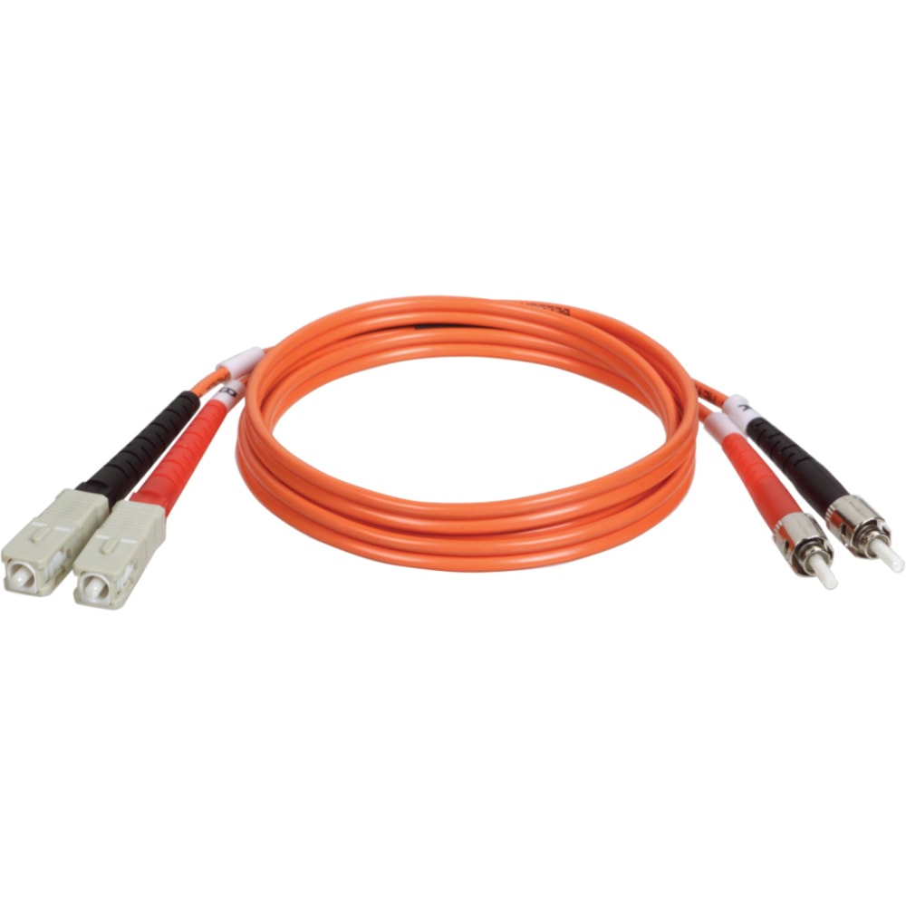 Tripp Lite 3M Duplex Multimode 62.5/125 Fiber Optic Patch Cable SC/ST 10ft 10ft 3 Meter, N304010 MPN:N304-010