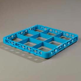 Carlisle RE914 - Opticlean™ 9-Compartment Divided Glass Rack Extender Carlisle Blue RE914 - Pkg Qty 6