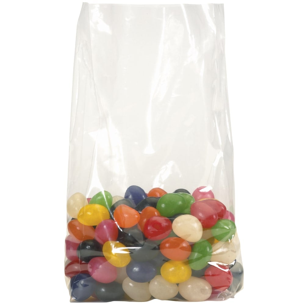 Office Depot Brand 2 Mil Gusseted Poly Bags, 5in x 3in x 12in, Clear, Case Of 1000 MPN:PB1543