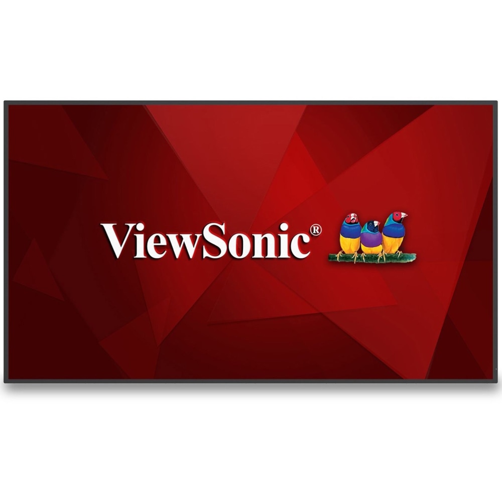 ViewSonic CDE5530 55in 4K UHD Wireless Presentation Display 24/7 Commercial Display MPN:CDE5530