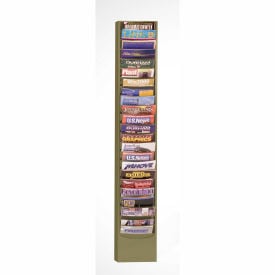 23 Pocket Vertcal Literature Rack - Tan 401-75