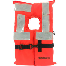 Datrex Offshore Life Vest USCG Type I Collared Orange Child DX321RTJ DX321RTJ
