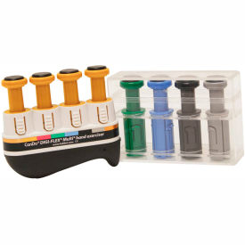 Digi-Flex® Multi™ Hand Exerciser Progressive Starter Pack Gold & 4 Additional Buttons 10-3747S