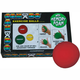 CanDo® Memory Foam Squeeze Ball 3