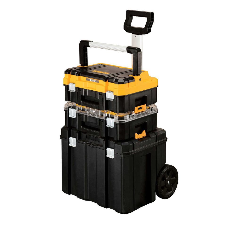Tool Storage Cart Combos, Cart Combo Type: Tool Box , Locking Mechanism: Trigger Latch , Color: Black , Overall Depth: 17.2in , Overall Height: 27.2in  MPN:DWST60404