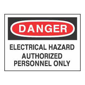 Signs With Safety Message Legend-Danger Electrical Hazard D-268FB-090