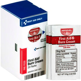 First Aid Only FAE-7030 SmartCompliance Refill First Aid Burn Cream 20/Box FAE-7030