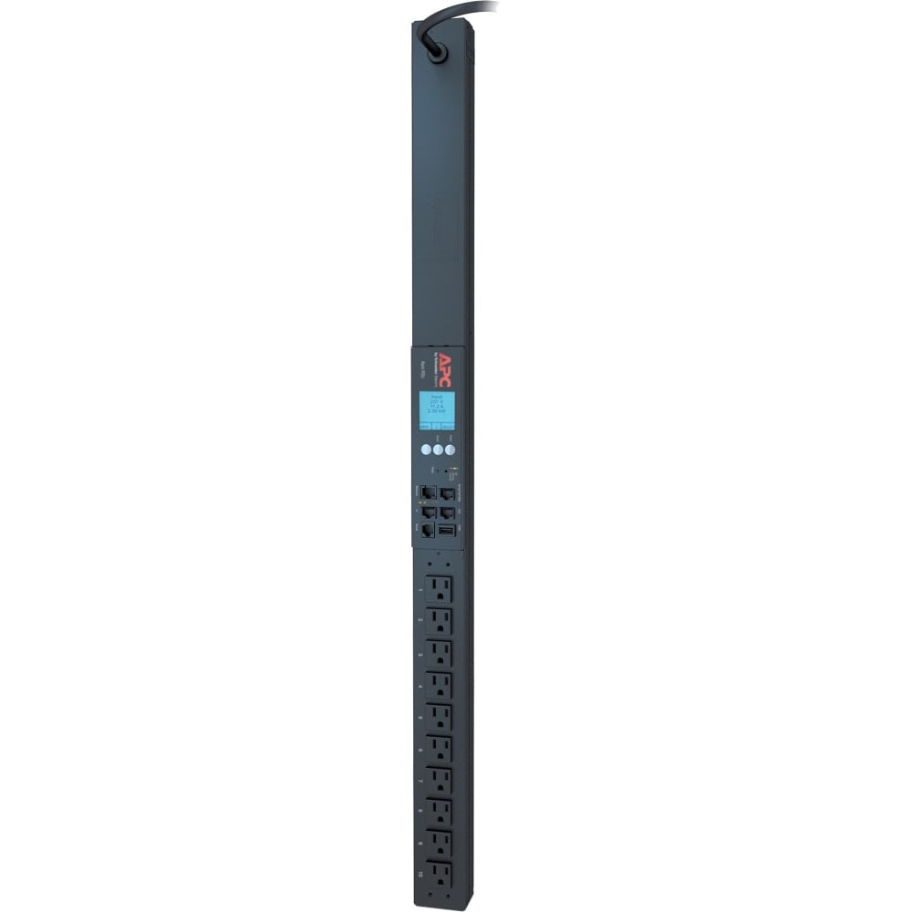 APC by Schneider Electric Metered Rack PDU - Metered - NEMA 5-15P - 10 x NEMA 5-15R - 1440 W - Rack-mountable MPN:AP8831
