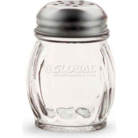 Vollrath® Traex Dripcut Cheese Shakers 674 Round Perforated S/S Top 6 Oz 674 - Pkg Qty 12