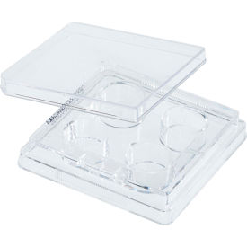 CELLTREAT® 4 Well Tissue Culture Plate with Lid Individual Sterile 229103