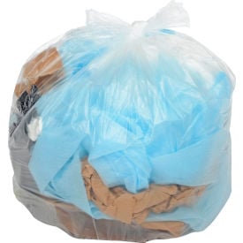 GoVets™ Medium Duty Natural Trash Bags - 40 to 45 Gal 0.55 Mil 250 Bags/Case 775261