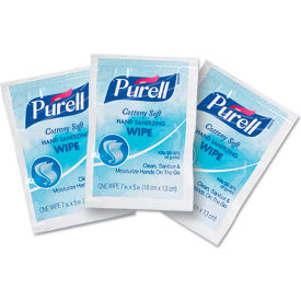 PURELL® Cottony Soft Individually Wrapped Sanitizing Hand Wipes 5x7 Unscented White 1000/CT 9026-1M