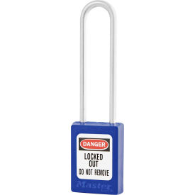 Master Lock® Thermoplastic Zenex™ S31LTBLU Safety Padlock 1-3/8