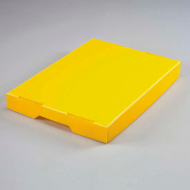 GoVets™ Corrugated Plastic Postal Mail Tote Lid Yellow 916YL257