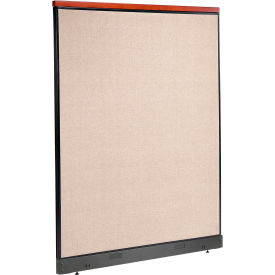 Interion® Deluxe Office Partition Panel with Pass Thru Cable 60-1/4